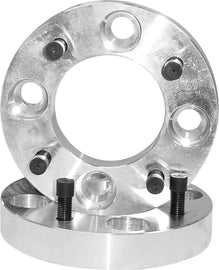 High Lifter Products Wide Tracs 1-inch wheel spacers installed on vehicle suspension system, showing the spacer design and fit.