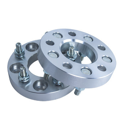 High Lifter Products 1-inch wheel spacer showing metal wheel component with bolt holes for vehicle installation.