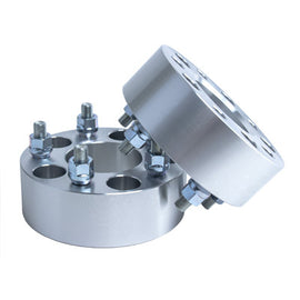 High Lifter Products 2-inch wheel spacer for wheel components, showing the spacer installed on a vehicle wheel.