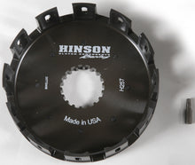 Load image into Gallery viewer, Hinson billet clutch basket for Suzuki and Kawasaki motorcycles, durable metal construction, detailed close-up view.
