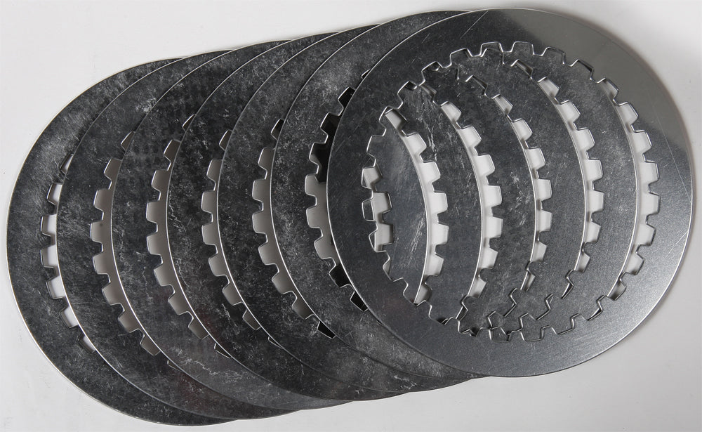 Hinson Steel Clutch Plates Kit with 7 plates, durable automotive clutch components for high-performance engine applications.