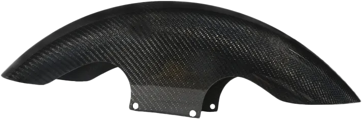Hofmann carbon fiber shorty fender front body part for Harley Davidson FLH 2014-2022, featuring lightweight carbon fiber construction.