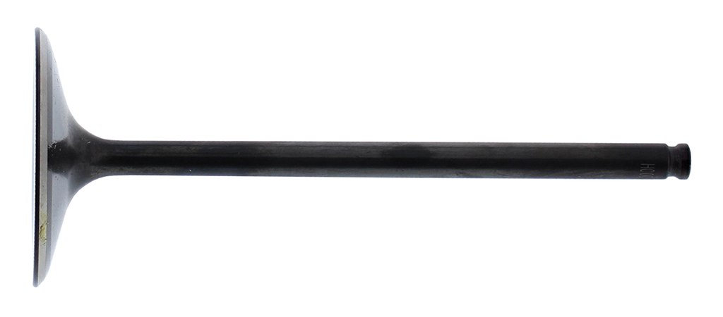 Hot Cams Steel Intake Valve for engine, polished finish, automotive parts, designed for high-performance motorcycle or car engines.