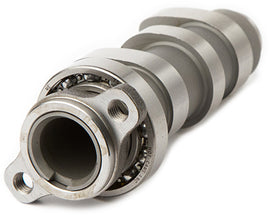 Hot Cams Racing Cam Stage 1 engine part for motorcycles, showcasing the sleek cam profile and brand logo.