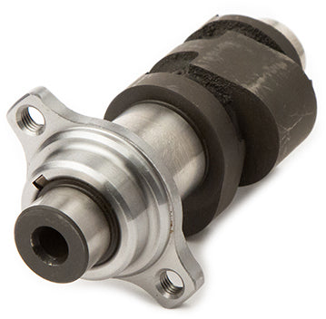 Hot Cams Racing Cam Stage 1 for engine, showing the metal camshaft with gear and detailed lobes, designed for performance upgrades.