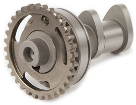 Hot Cams Racing Cam Stage 2 for engine, showing the metal cam with detailed gear and lobes, designed for performance upgrades.
