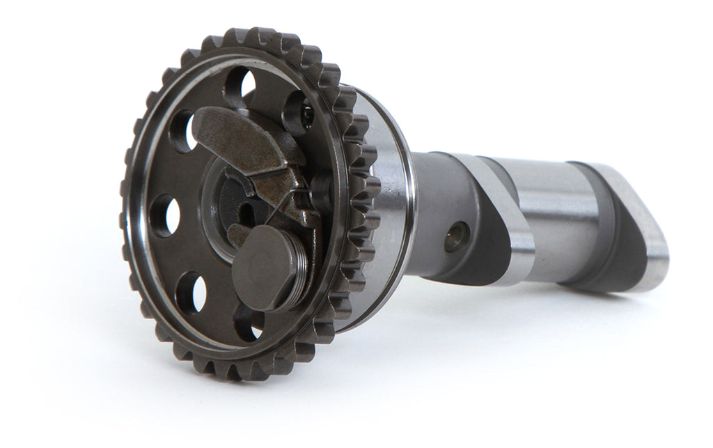 Hot Cams Racing Cam Stage 2 engine part, 68-2185, showing detailed metal components and branding on the camshaft.
