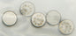 Hot Cams engine valve shims, 7.48x2.00mm, 5-pack, precision engine parts for motorcycle valve adjustments.