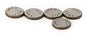 Hot Cams valve shims for engine, 7.48x2.30mm, 5-piece pack, featuring metal construction and precise fit for motorcycle engines.