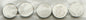 Hot Cams engine valve shims, 7.48x3.00mm, set of 5, designed for precise valve adjustments in motorcycle engines.