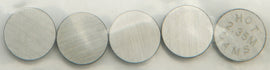 Hot Cams engine valve shims, 9.48x2.35mm, 5-pack, ideal for motorcycle engine maintenance and valve adjustment.