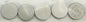 Hot Cams engine valve shims, 9.48x2.35mm, 5-pack, ideal for motorcycle engine maintenance and valve adjustment.