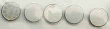 Load image into Gallery viewer, Hot Cams engine valve shims, 9.48x3.05mm, 5-pack, for motorcycle engine maintenance, shown in a close-up image.
