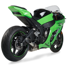 Load image into Gallery viewer, Hotbodies Racing ABS undertail in gloss black for Kawasaki motorcycle, designed for a sleek, custom look.
