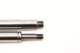Hygear Suspension shock shaft for KYB and HPG, 16mm x 10.53 inches solid steel with 9mm post, ideal for suspension systems.