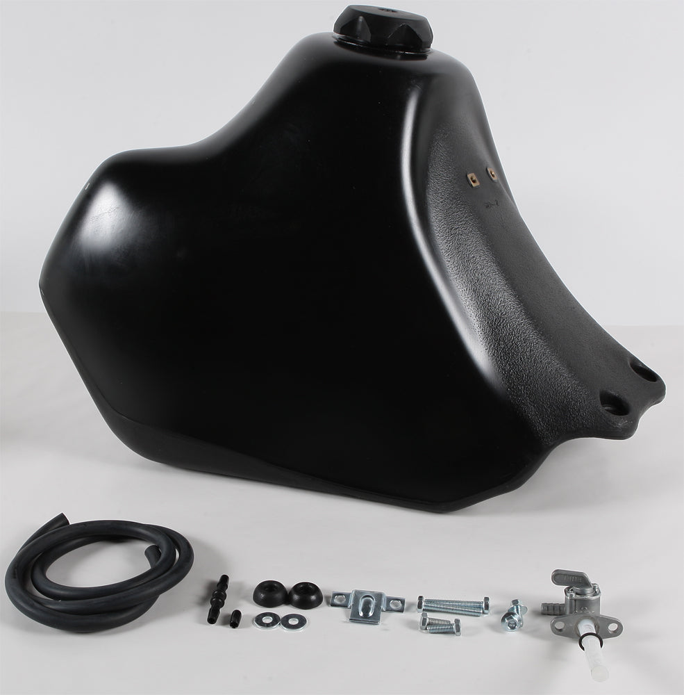 Black IMS Fuel Tank, 4.9 gallons capacity, durable plastic construction, suitable for various fuel storage needs.