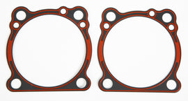 James Gasket cylinder base gasket with bead for Evo Xl, 016-inch thickness, two-pack, part number 16774-96-Xt1, seal for engine.