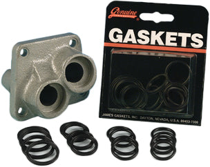 James Gasket pushrod tube gasket and seal kit, model 11133-Fl 681-4750, featuring durable rubber gaskets and seals for engine maintenance.