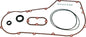 James Gasket primary cover gasket for Dyna Softail 5-speed motorcycle, part number 60539-89-KX, showing the paper gasket material.