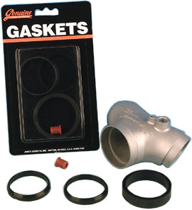 James Gasket twin cam intake gasket seal for 88 44mm carb kit, showing the rubber gasket and metal sealing components.
