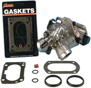 James Gasket intake twin cam 88 EFI gasket seal for engine, showing detailed close-up of the gasket component.