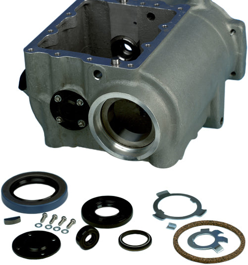 James Gasket main drive gasket and seal kit for 4-speed transmission, includes gaskets and seals for transmission repair.