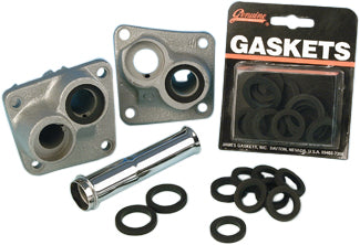 James Gasket rubber pushrod cover gasket seal kit with multiple seals and rubber components for engine protection.