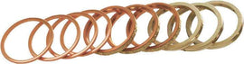 K&L Exhaust Gaskets 10-pack for Suzuki models, showing black rubber seals and metal gasket components.