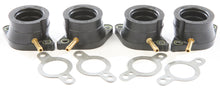 Load image into Gallery viewer, K&amp;L Carburetor Boot and Holder for intake and fuel system, model 111-6115, shown on a motorcycle engine.