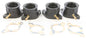 K&L Carburetor Boot and Holder for fuel system, designed for optimal intake and carburetor connection in motorcycle engines.