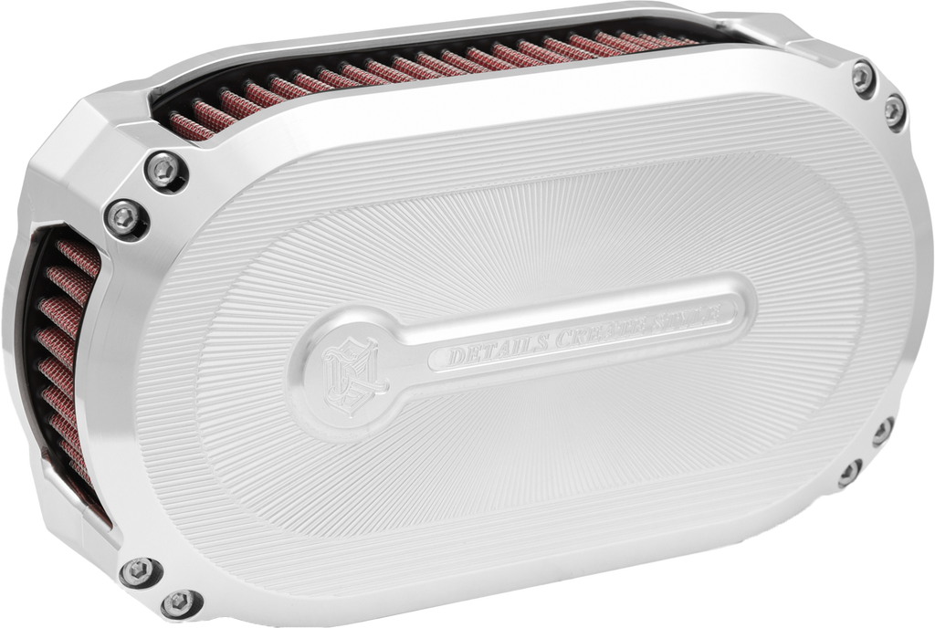 Kens Factory NL TC air cleaner for intake and fuel system, machined metal finish for car engine performance.