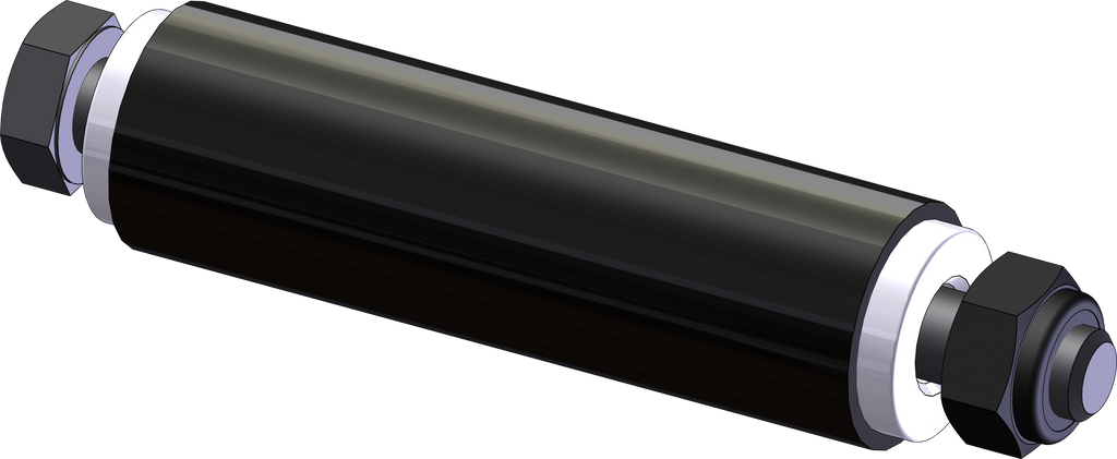 KFI Products aluminum horizontal roller kit, standard size 10-0050, accessory for machinery or equipment assembly.