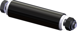 KFI Products aluminum horizontal roller kit, standard size 10-0050, accessory for machinery or equipment assembly.