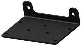 KFI Products wide fairlead bracket mount, durable black metal bracket for off-road winch setup, model 10-0695