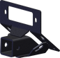 KFI Products lower 2-inch receiver mount bracket for ATV or UTV, durable steel construction with black finish.