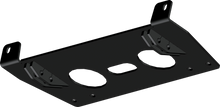 Load image into Gallery viewer, KFI Products plow mount bracket, durable black metal mount for snow plow attachment, designed for heavy-duty utility vehicles.
