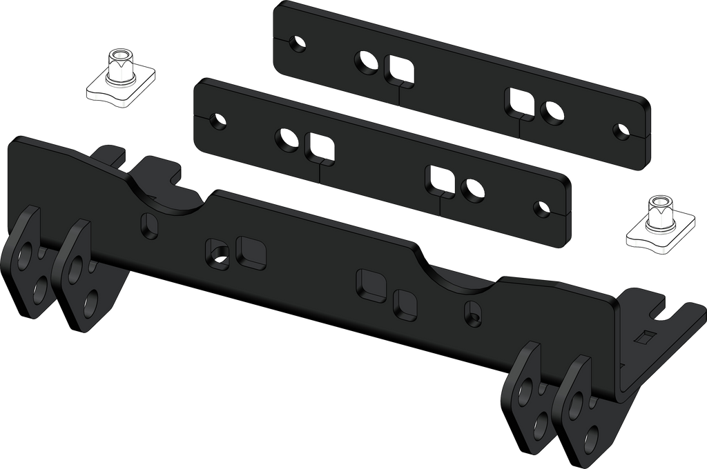 KFI Products UTV plow mount bracket for secure attachment, designed for durable and reliable plow mounting on utility task vehicles.