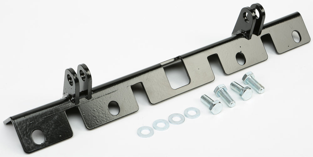 KFI Products UTV plow mount kit with brackets and mounting hardware for secure attachment to utility vehicles.