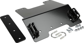 KFI Products UTV plow mount kit with brackets and hardware for easy attachment and secure fit.