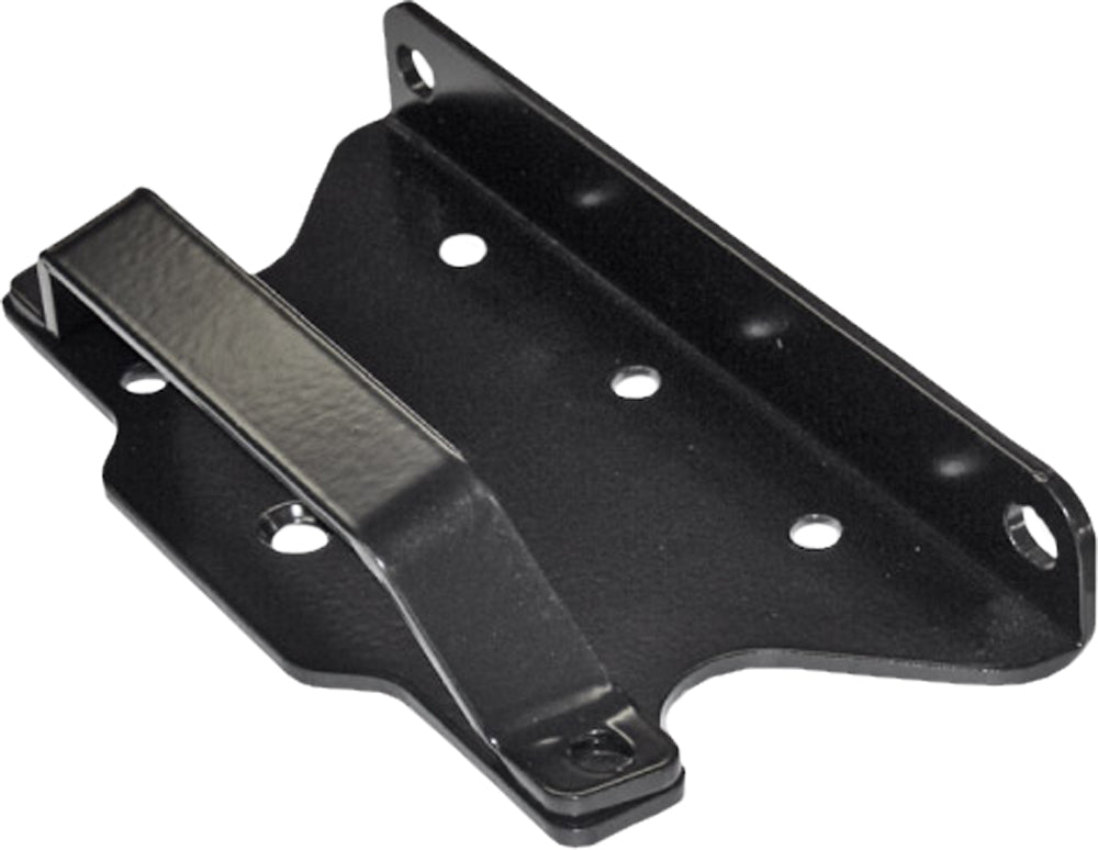 KFI Products winch mount bracket, heavy-duty metal mount for off-road winches, designed for vehicle installation.