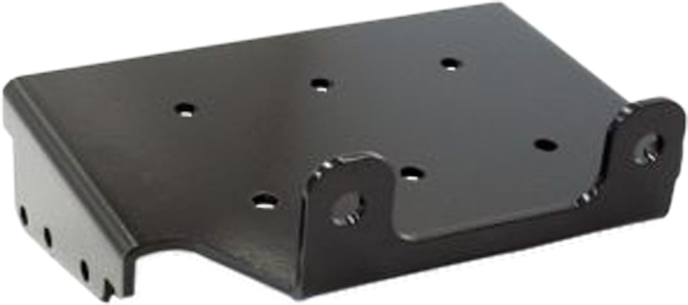 KFI Products Winch Mount 10-0555 bracket for off-road vehicle, showing sturdy metal construction and mounting points.