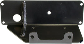 KFI Products winch mount bracket for off-road vehicles, black metal construction with mounting holes and secure attachment points