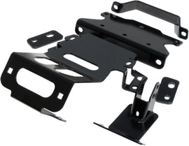 KFI Products winch mount bracket, heavy-duty steel mounting hardware for off-road winches, designed for easy installation.