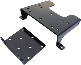 KFI Products winch mount bracket, durable metal mount for vehicle winches, designed for heavy-duty off-road use.