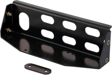 Load image into Gallery viewer, KFI Products winch mount bracket designed for secure installation on off-road vehicles, durable metal construction, black finish.
