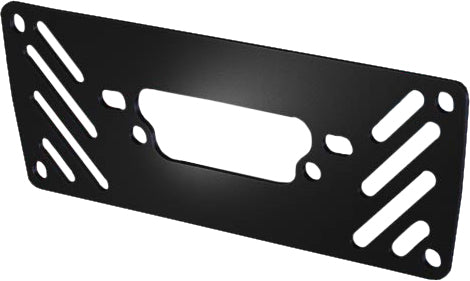 KFI Products Winch Mount 10-1190 bracket for ATV or truck, heavy-duty steel construction, shown mounted on vehicle.