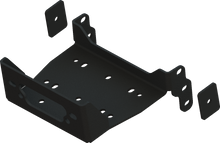 Charger l'image dans la galerie, KFI Products Winch Mount 10-1515 bracket for off-road winches, shown mounted on a vehicle bumper.