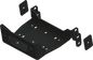 KFI Products Winch Mount 10-1515 bracket for off-road winches, shown mounted on a vehicle bumper.