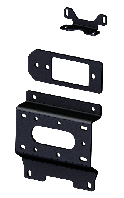 KFI Products Winch Mount 10-1670 bracket for secure attachment of winch to off-road vehicle or ATV.