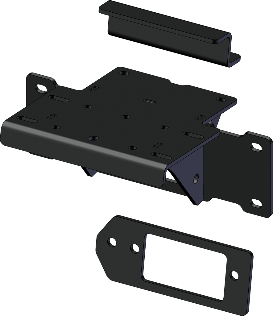 KFI Products winch mount bracket model 10-2225 designed for secure attachment of winches on vehicles.